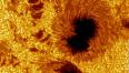  כתמי שמש על פני השמש. הכממים מייצגים סופות והתפרציות בשמש עם מחזוריות של 11 שנים