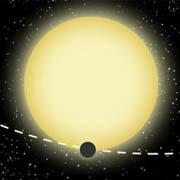 אילוסטרציה של Kepler-76 (גרפיקה: "dood Evan")